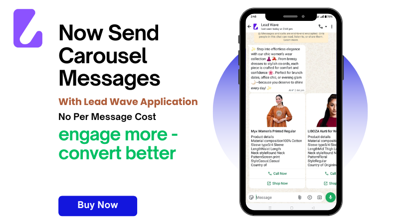 Lead Wave - Whatsapp Marketing - Bulk Whatsapp Button Sender